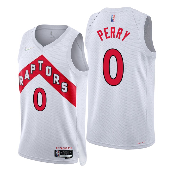 Toronto Raptors Reggie Perry 75th Anniversary Diamond Basketball Jersey Association