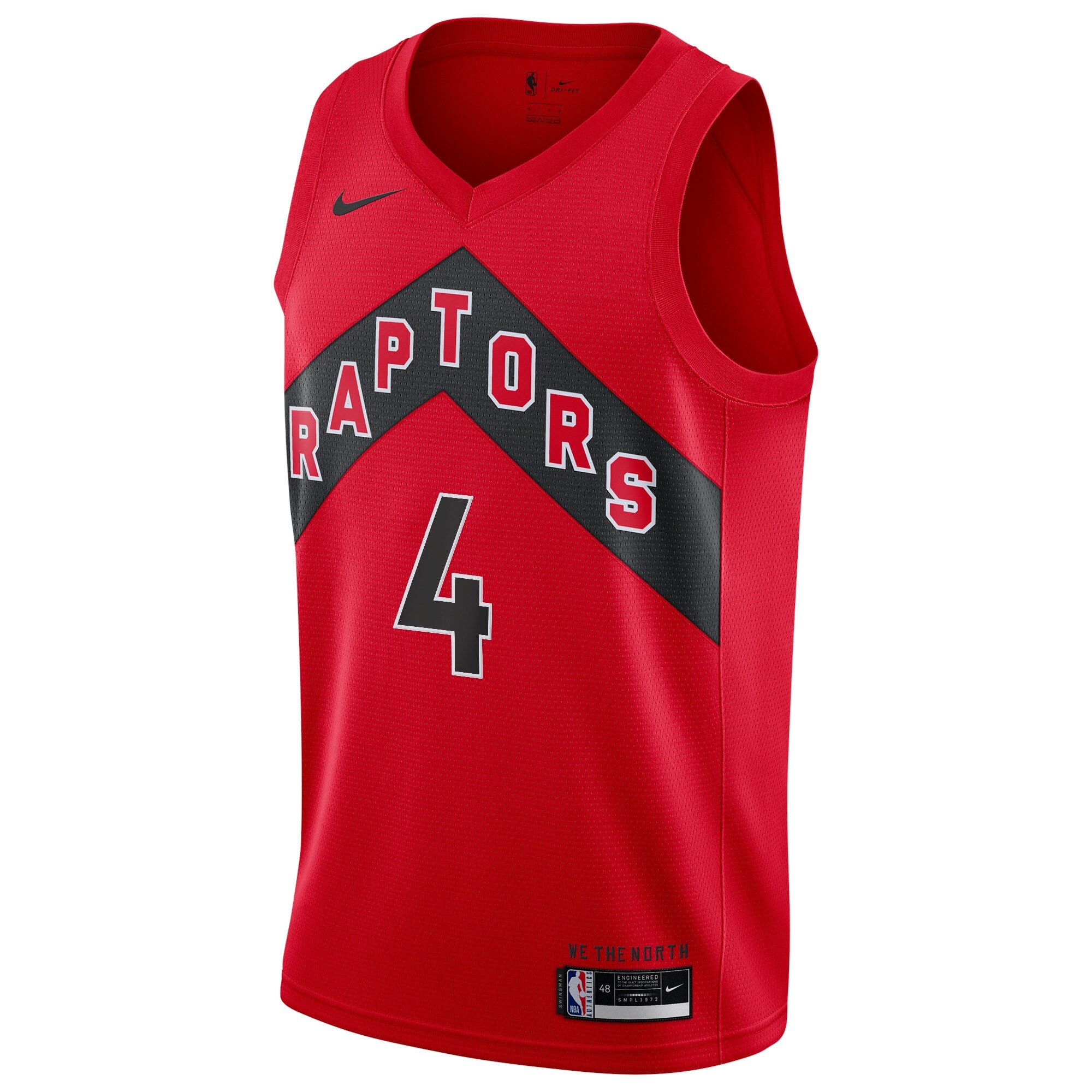 Toronto Raptors Swingman Basketball Jersey - Red - Scottie Barnes - Mens - Icon Edition - JS443 