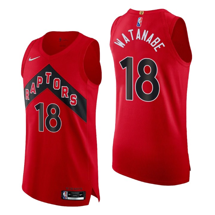 Toronto Raptors Yuta Watanabe 2021-22 75th Anniversary Authentic Basketball Jersey Icon