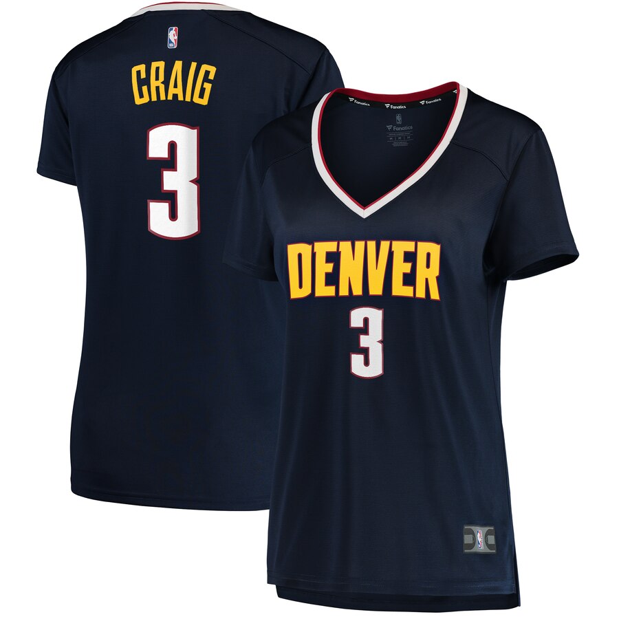 Torrey Craig Denver Nuggets Fanatics Branded Women's Fast Break Player Basketball Jersey - Icon Edition - Navy