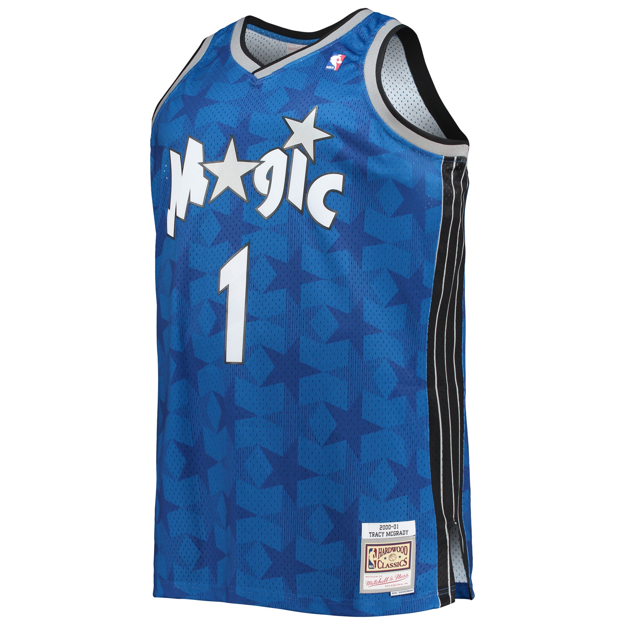 Alternative view of Tracy Mcgrady Orlando Magic Mitchell & Ness Big & Tall 2000/01 Hardwood Classics Swingman Basketball Jersey - Blue