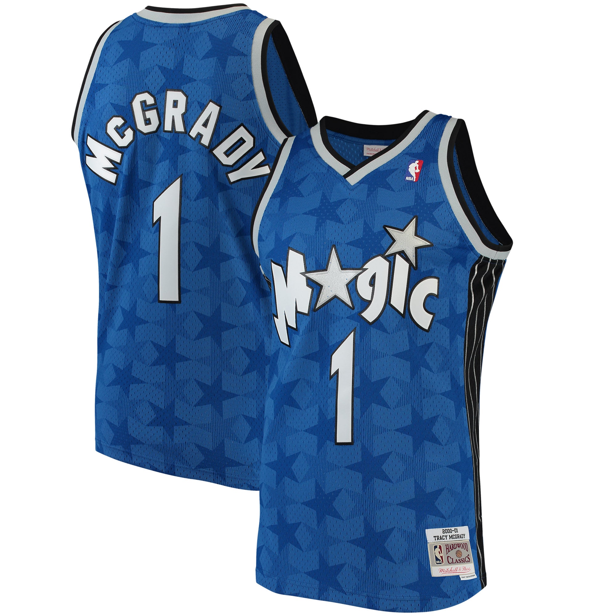 Tracy Mcgrady Orlando Magic Mitchell & Ness 2000-01 Hardwood Classics Swingman Basketball Jersey - Blue