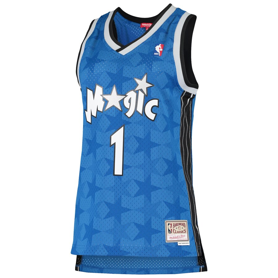 Alternative view of Tracy Mcgrady Orlando Magic Mitchell & Ness Women's 2000-01 Hardwood Classics Swingman Basketball Jersey - Blue