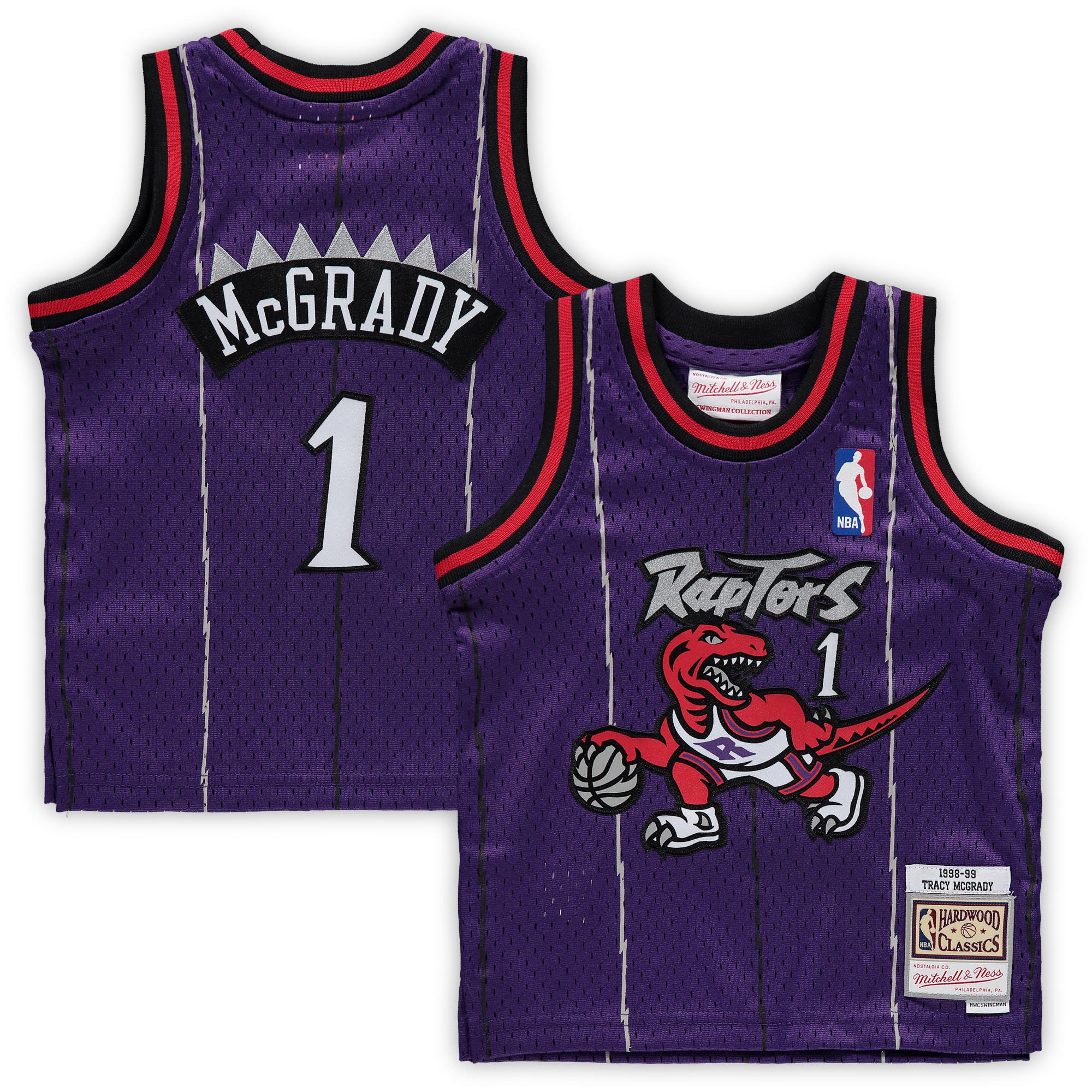 Tracy Mcgrady Toronto Raptors Mitchell & Ness Infant 1998/99 Hardwood Classics Retired Player Basketball Jersey - Purple