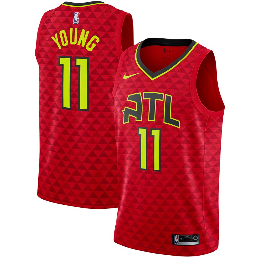 Trae Young Atlanta Hawks 2019/2020 Swingman Basketball Jersey - Statement Edition - Red