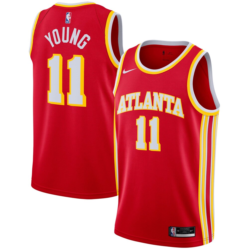 Trae Young Atlanta Hawks 2020/21 Swingman Basketball Jersey - Red - Icon Edition