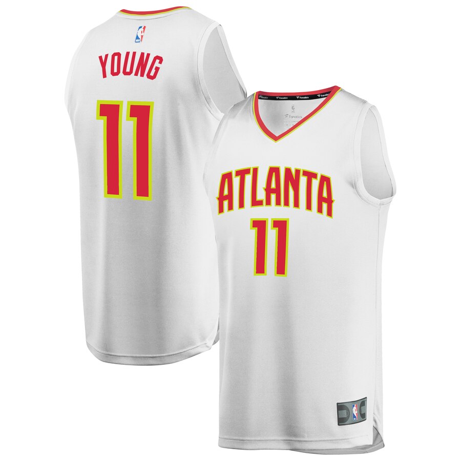 Trae Young Atlanta Hawks Fanatics Branded Youth Fast Break Replica Basketball Jersey - Association Edition - White