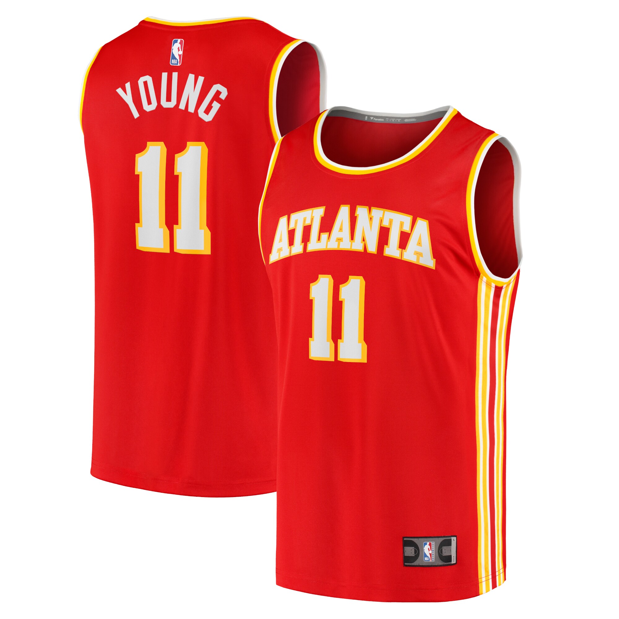 Trae Young Atlanta Hawks Fanatics Fast Break Replica Basketball Jersey - Icon Edition - Red
