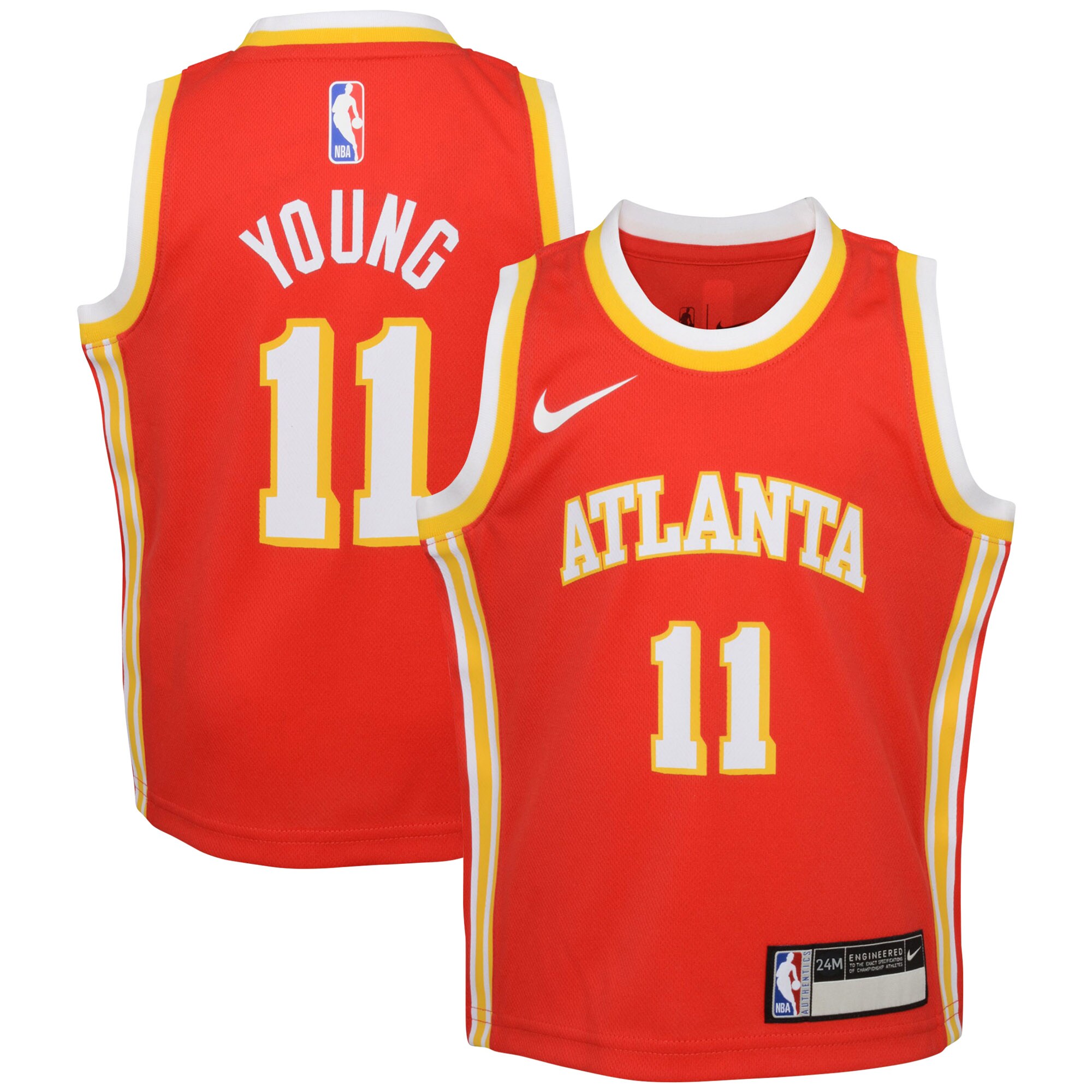 Trae Young Atlanta Hawks Infant Swingman Player Basketball Jersey - Icon Edition - Red