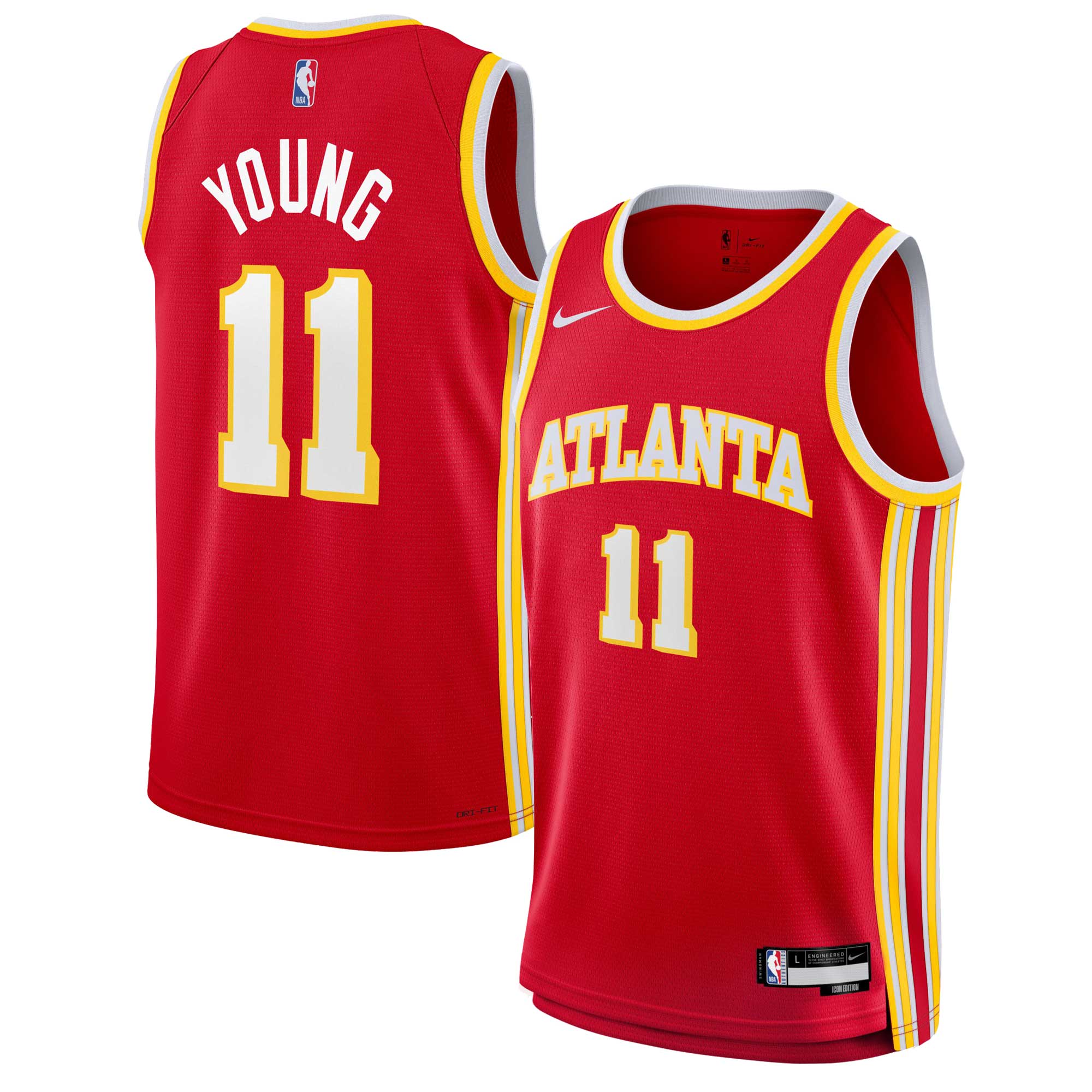 Trae Young Atlanta Hawks Youth Swingman Basketball Jersey - Icon Edition - Red