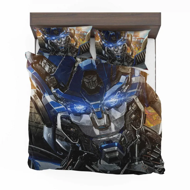 Alternative view of Transformers Rise Of The Beasts Evolution Unleashed Bedding Set - Custom Bedding Set