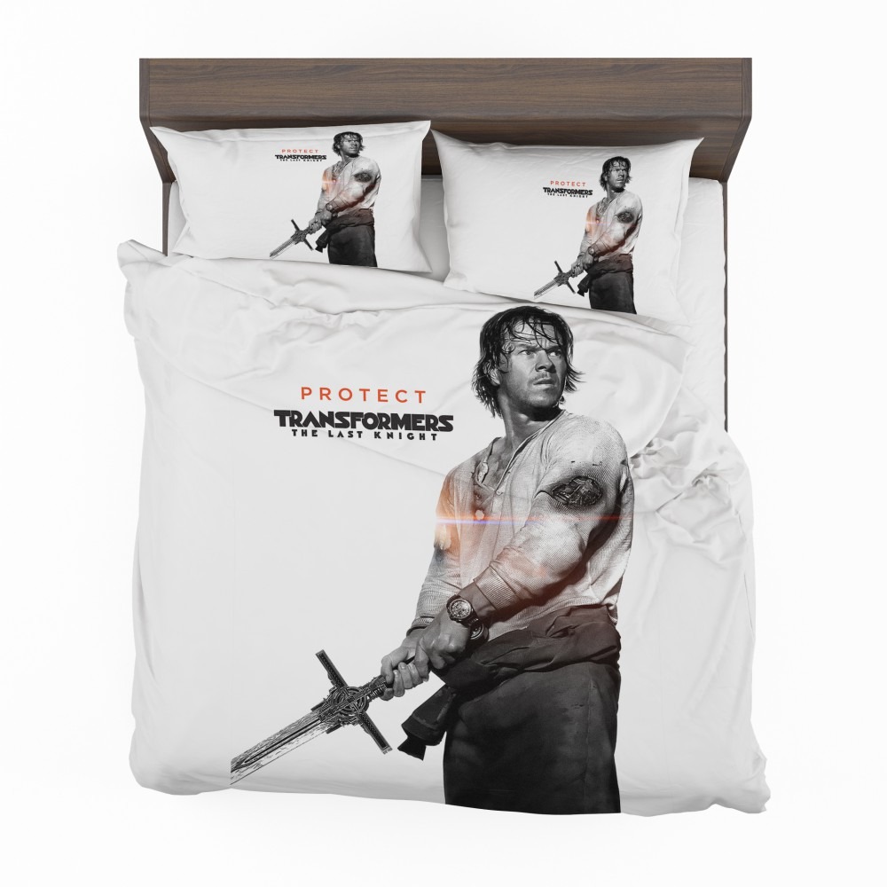 Alternative view of Transformers The Last Knight Movie Mark Wahlberg Bedding Set - Custom Bedding Set
