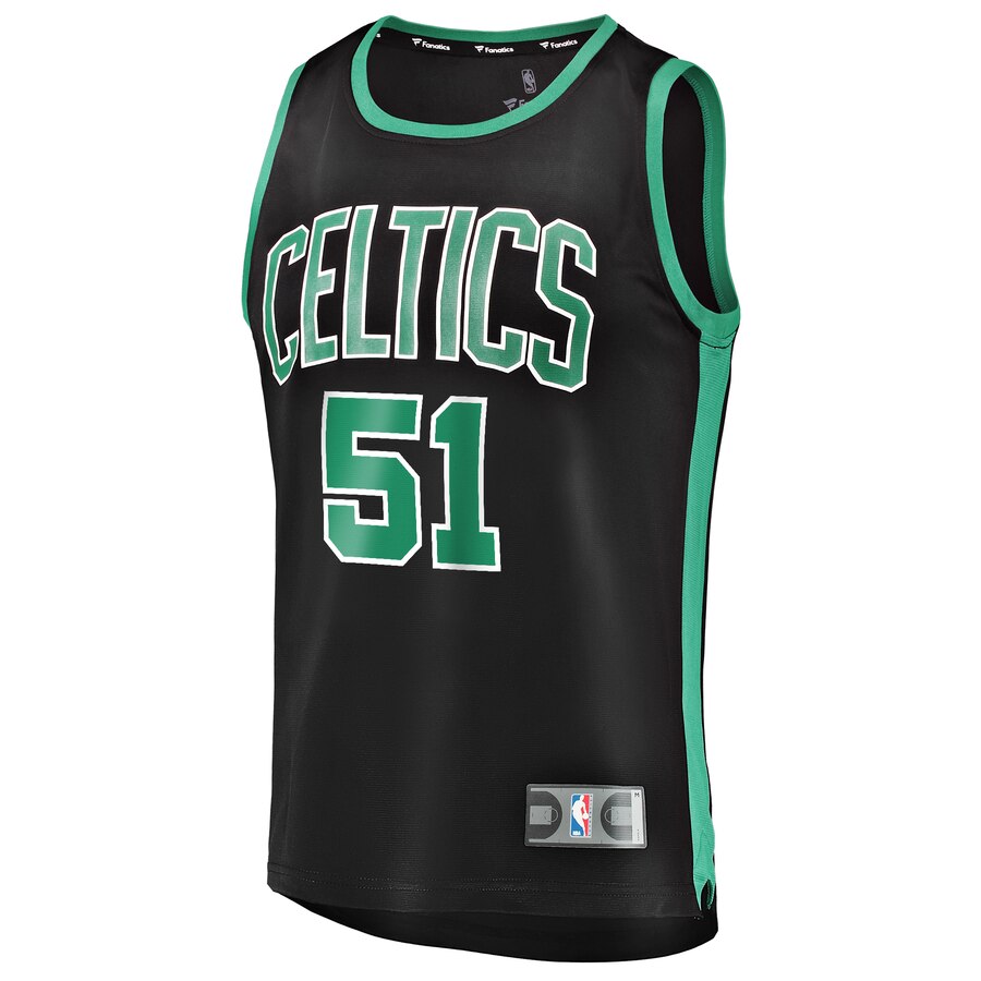 Alternative view of Tremont Waters Boston Celtics Fanatics Branded Fast Break Replica Player Basketball Jersey - Statement Edition - Black