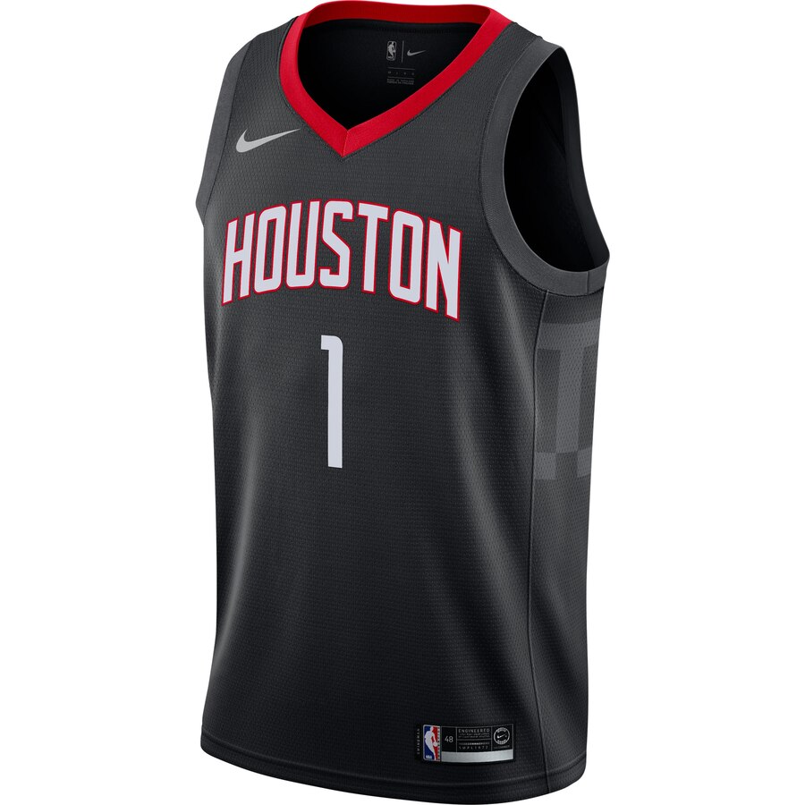 Alternative view of Trevor Ariza Houston Rockets Swingman Basketball Jersey - Statement Edition - Black