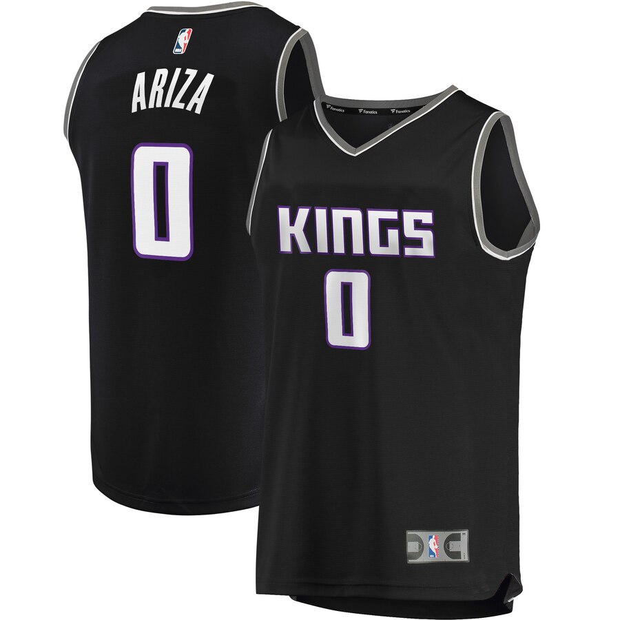 Trevor Ariza Sacramento Kings Fanatics Branded Youth Fast Break Replica Player Basketball Jersey - Statement Edition - Black