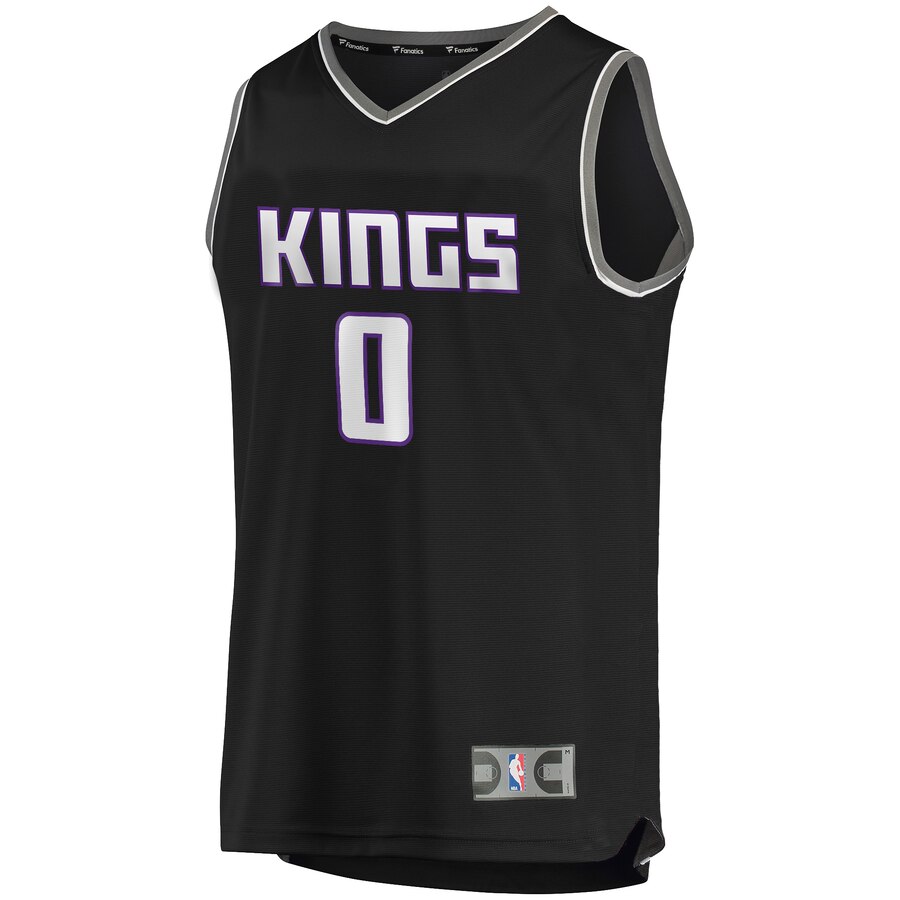Alternative view of Trevor Ariza Sacramento Kings Fanatics Branded Youth Fast Break Replica Player Basketball Jersey - Statement Edition - Black