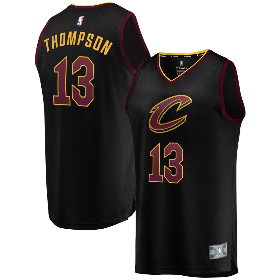 Tristan Thompson Cleveland Cavaliers Fanatics Branded Fast Break Replica Basketball Jersey Black - Statement Edition