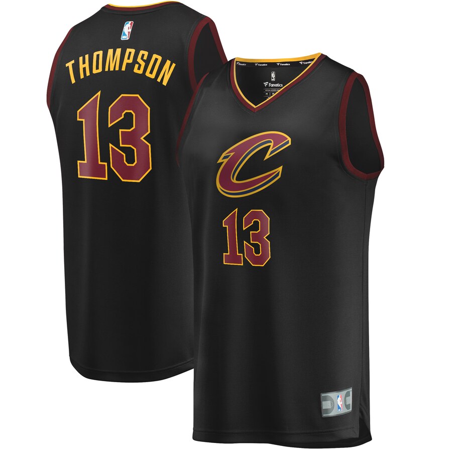 Tristan Thompson Cleveland Cavaliers Fanatics Branded Youth Fast Break Replica Player Basketball Jersey - Statement Edition - Black