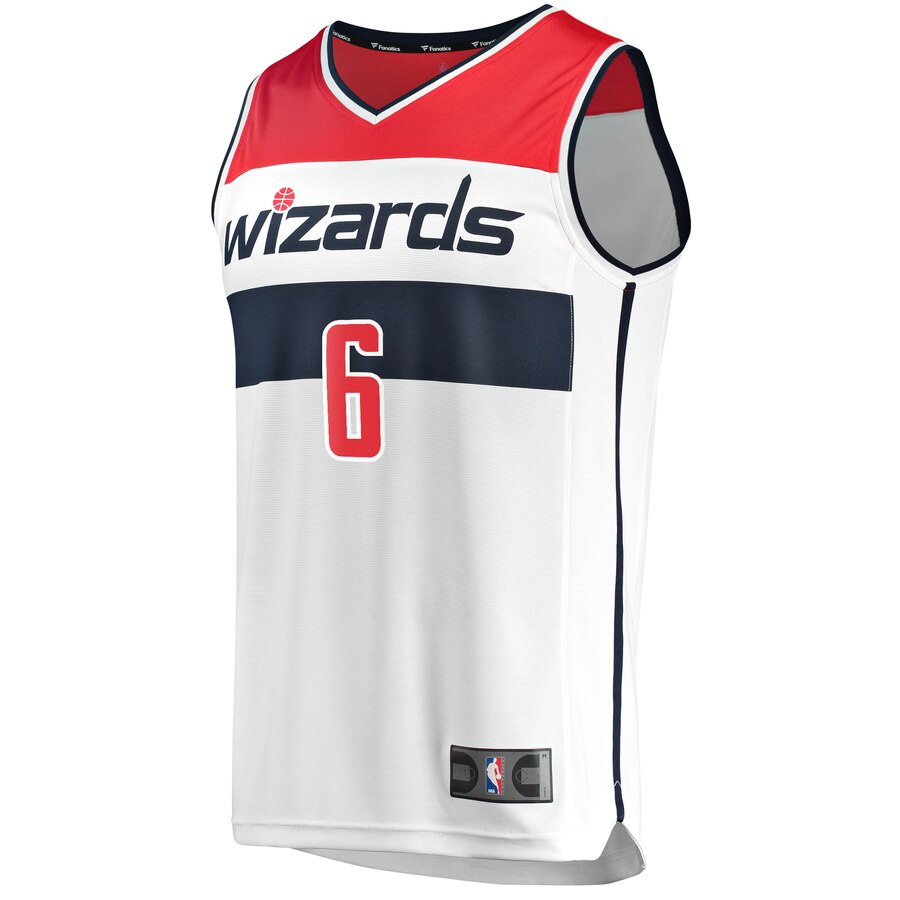 Alternative view of Troy Brown Jr. Washington Wizards Fanatics Branded Youth Fast Break Player Basketball Jersey - Association Edition - White