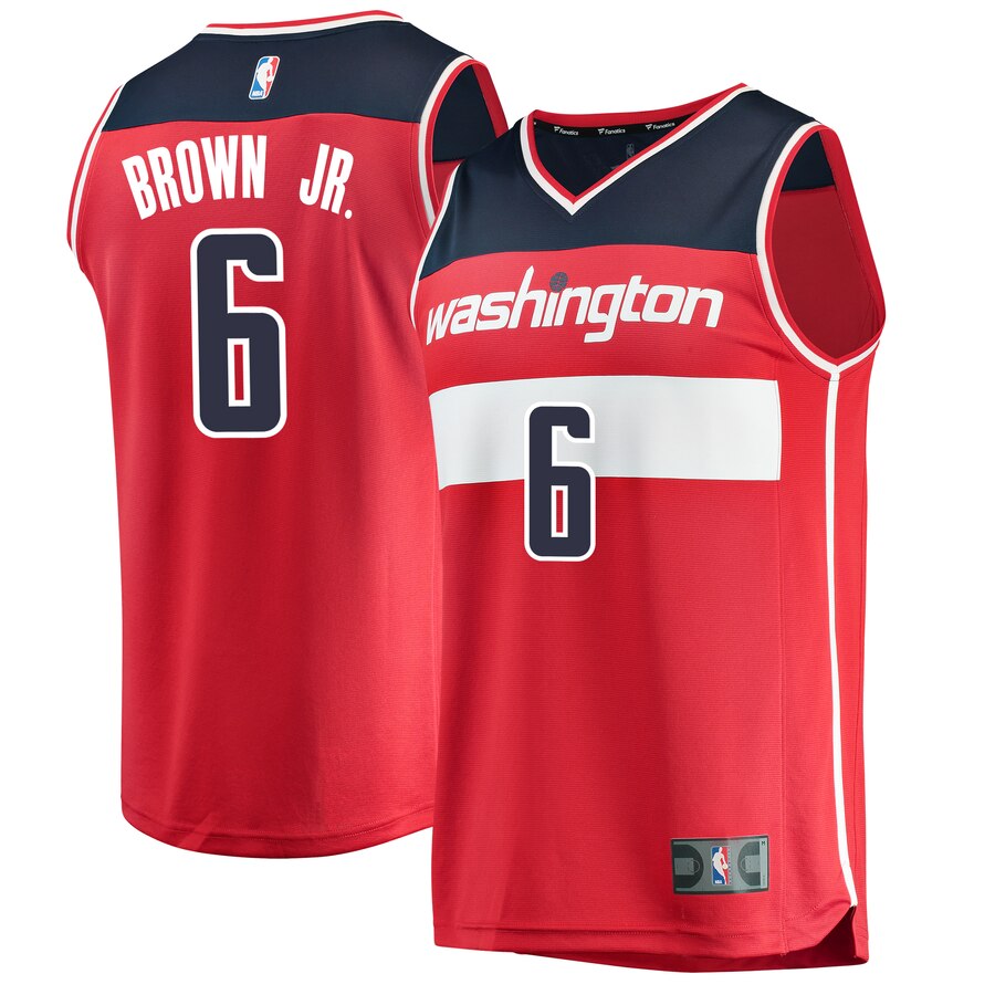Troy Brown Washington Wizards Fanatics Branded 2020 Nba Draft First Round Pick Fast Break Replica Basketball Jersey Red - Icon Edition