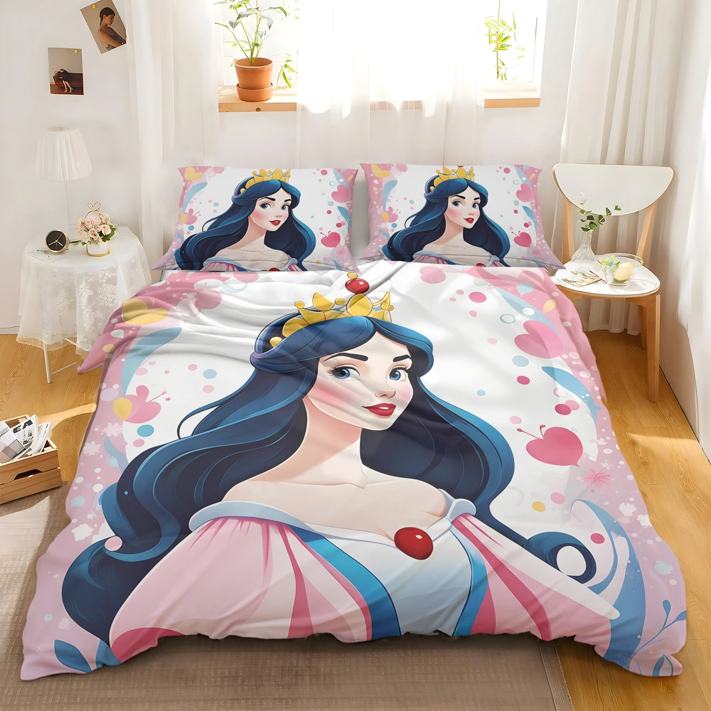 Alternative view of Twin Queen Size Disney Princess Bedding Set - Custom Bedding Set
