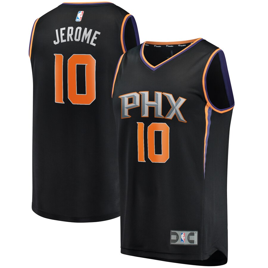 Ty Jerome Phoenix Suns Fanatics Branded Fast Break Replica Basketball Jersey Black - Statement Edition