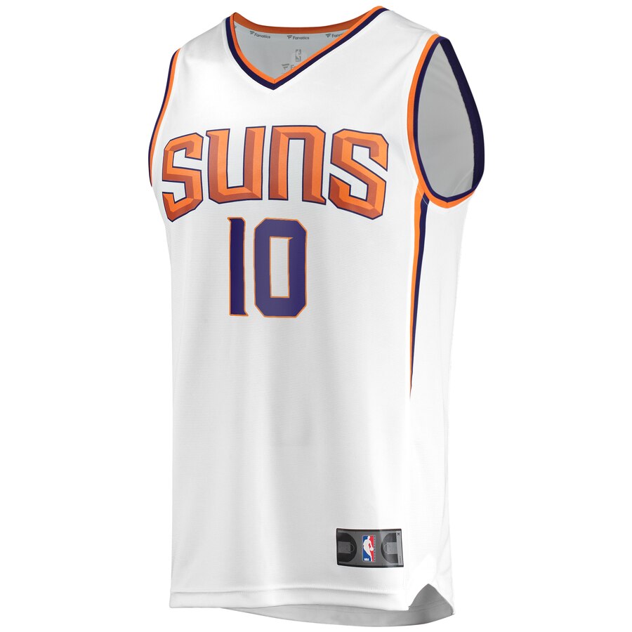 Alternative view of Ty Jerome Phoenix Suns Fanatics Branded Fast Break Replica Basketball Jersey White - Association Edition