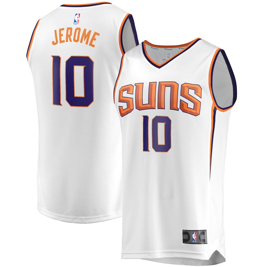 Ty Jerome Phoenix Suns Fanatics Branded Fast Break Replica Basketball Jersey White - Association Edition