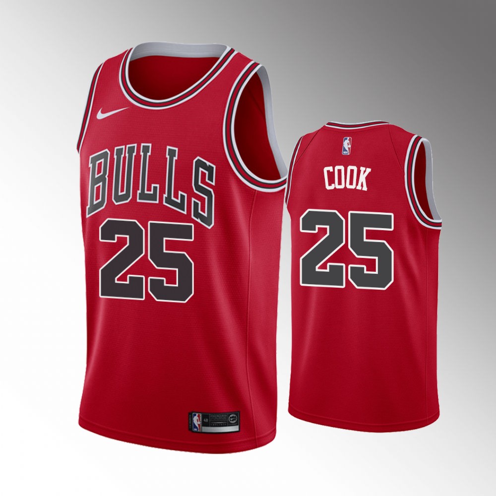 Tyler Cook Chicago Bulls 2021-22 Icon Edition Red Basketball Jersey