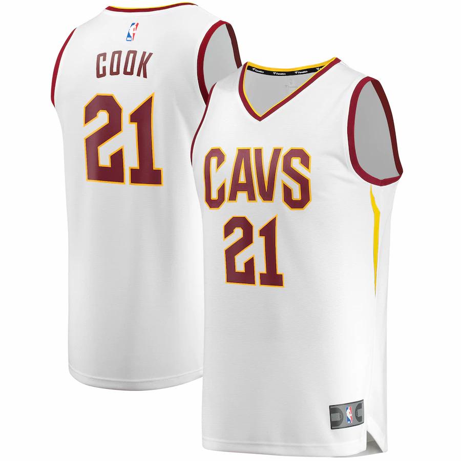 Tyler Cook Cleveland Cavaliers Fanatics Branded Fast Break Player Basketball Jersey - Association Edition - White