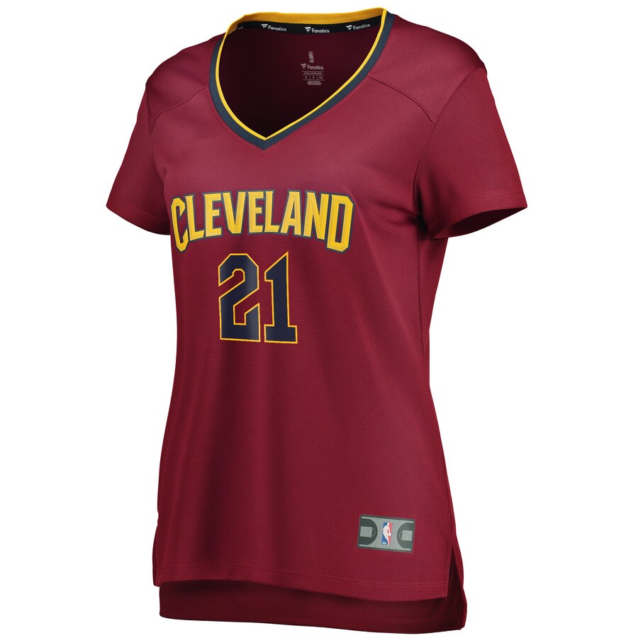 Alternative view of Tyler Cook Cleveland Cavaliers Fanatics Branded Women's Fast Break Player Basketball Jersey - Icon Edition - Wine