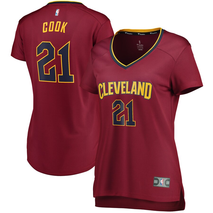 Tyler Cook Cleveland Cavaliers Fanatics Branded Women's Fast Break Player Basketball Jersey - Icon Edition - Wine