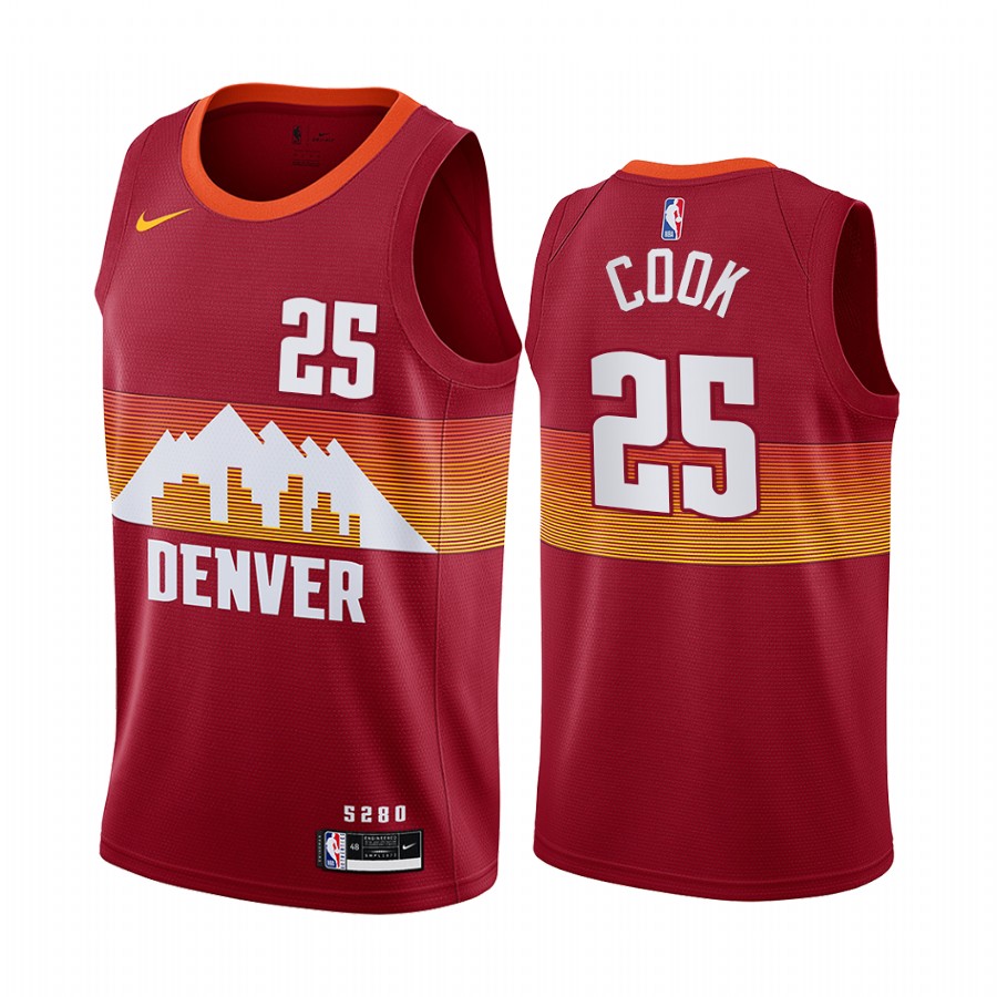 Tyler Cook Denver Nuggets 2020-21 Red City Edition Basketball Jersey