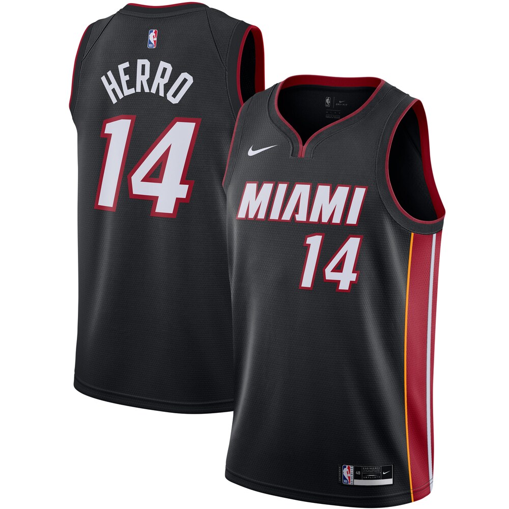 Tyler Herro Miami Heat 2020/21 Swingman Basketball Jersey - Black - Icon Edition