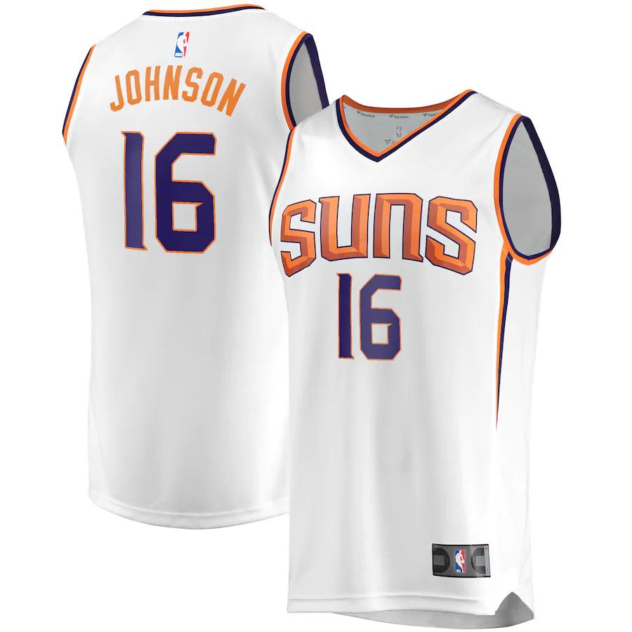 Tyler Johnson Phoenix Suns Fanatics Branded Fast Break Player Replica Basketball Jersey - Association Edition - White