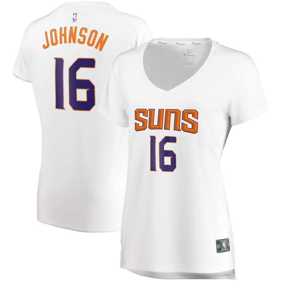 Tyler Johnson Phoenix Suns Fanatics Branded Women's Fast Break Player Replica Basketball Jersey - Association Edition - White