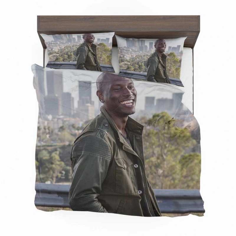 Alternative view of Tyrese Gibson Roman Pearce In Furious 7 Movie Bedding Set - Custom Bedding Set