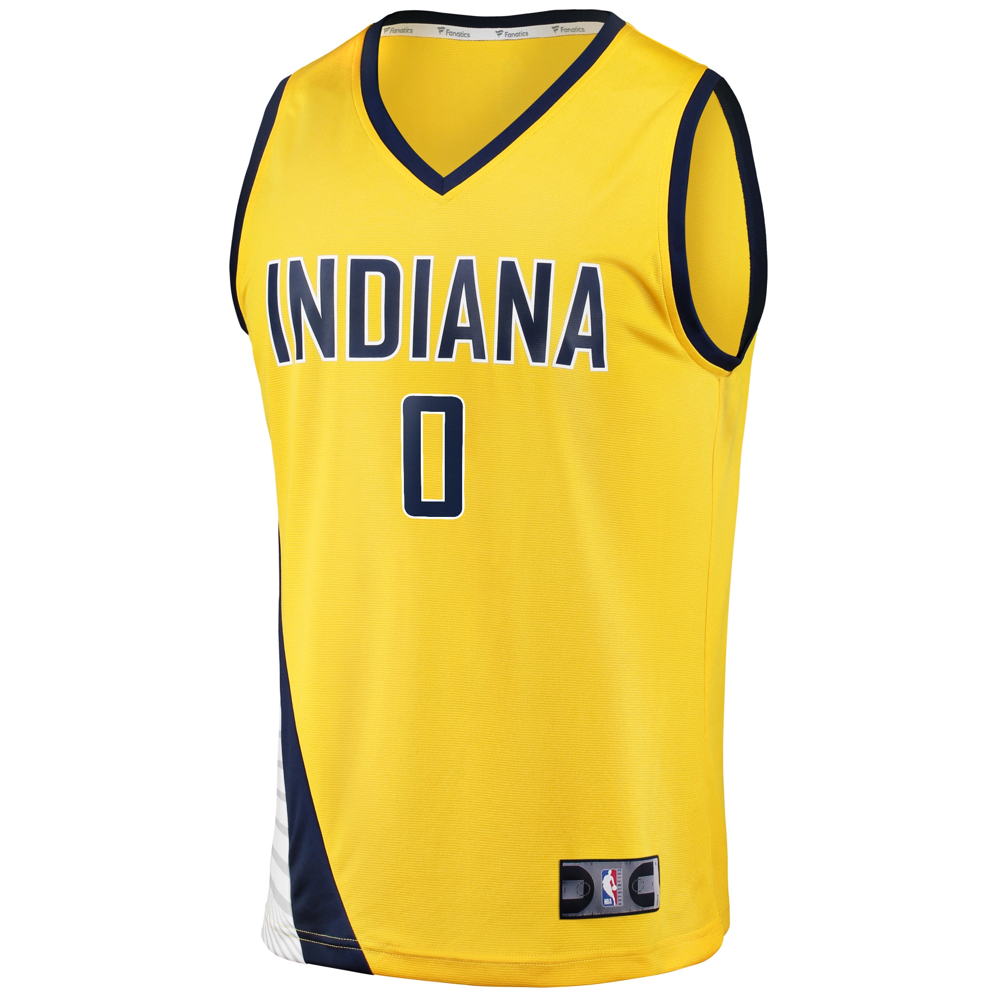 Alternative view of Tyrese Haliburton Indiana Pacers Fanatics Youth Fast Break Replica Basketball Jersey - Statement Edition - Gold