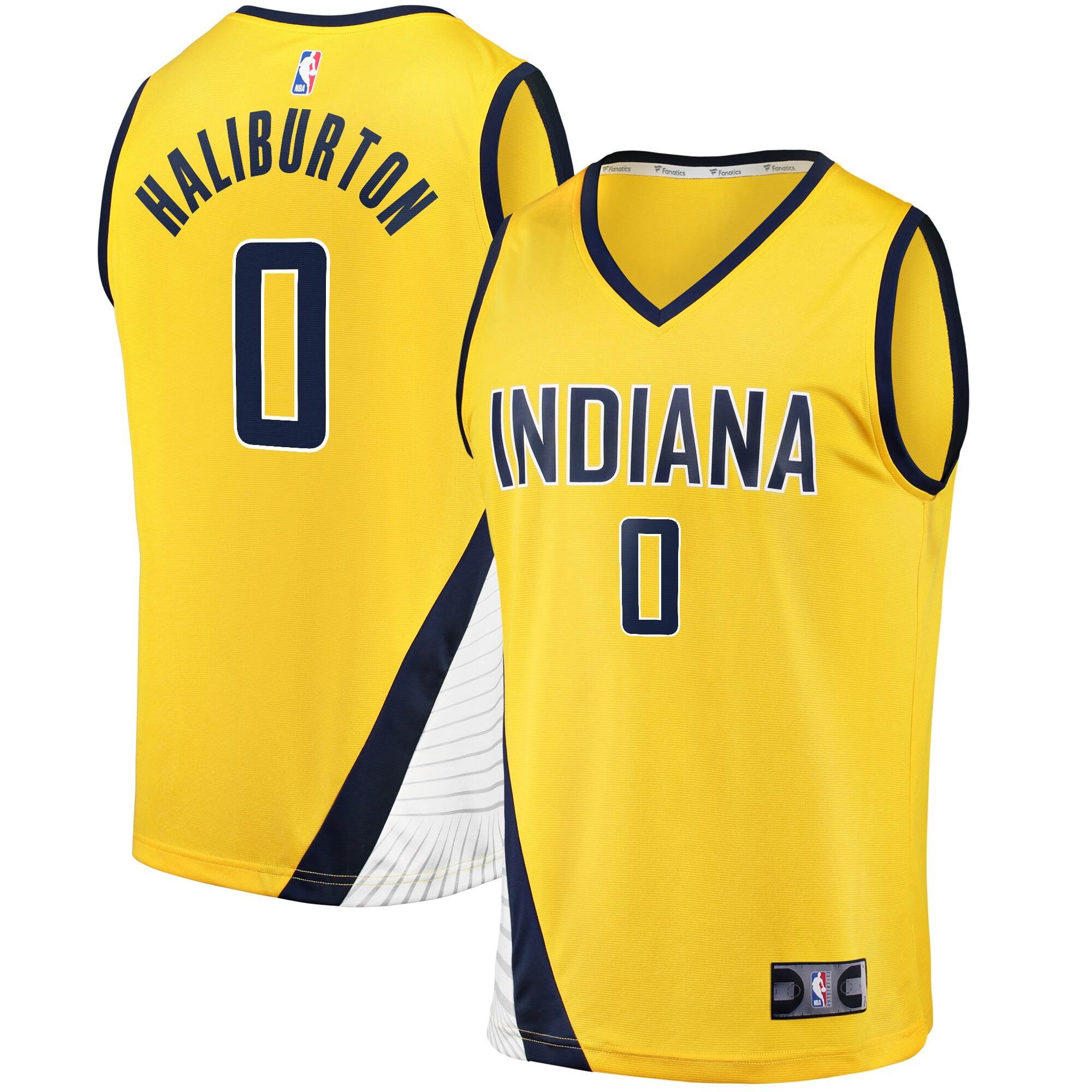 Tyrese Haliburton Indiana Pacers Fanatics Youth Fast Break Replica Basketball Jersey - Statement Edition - Gold