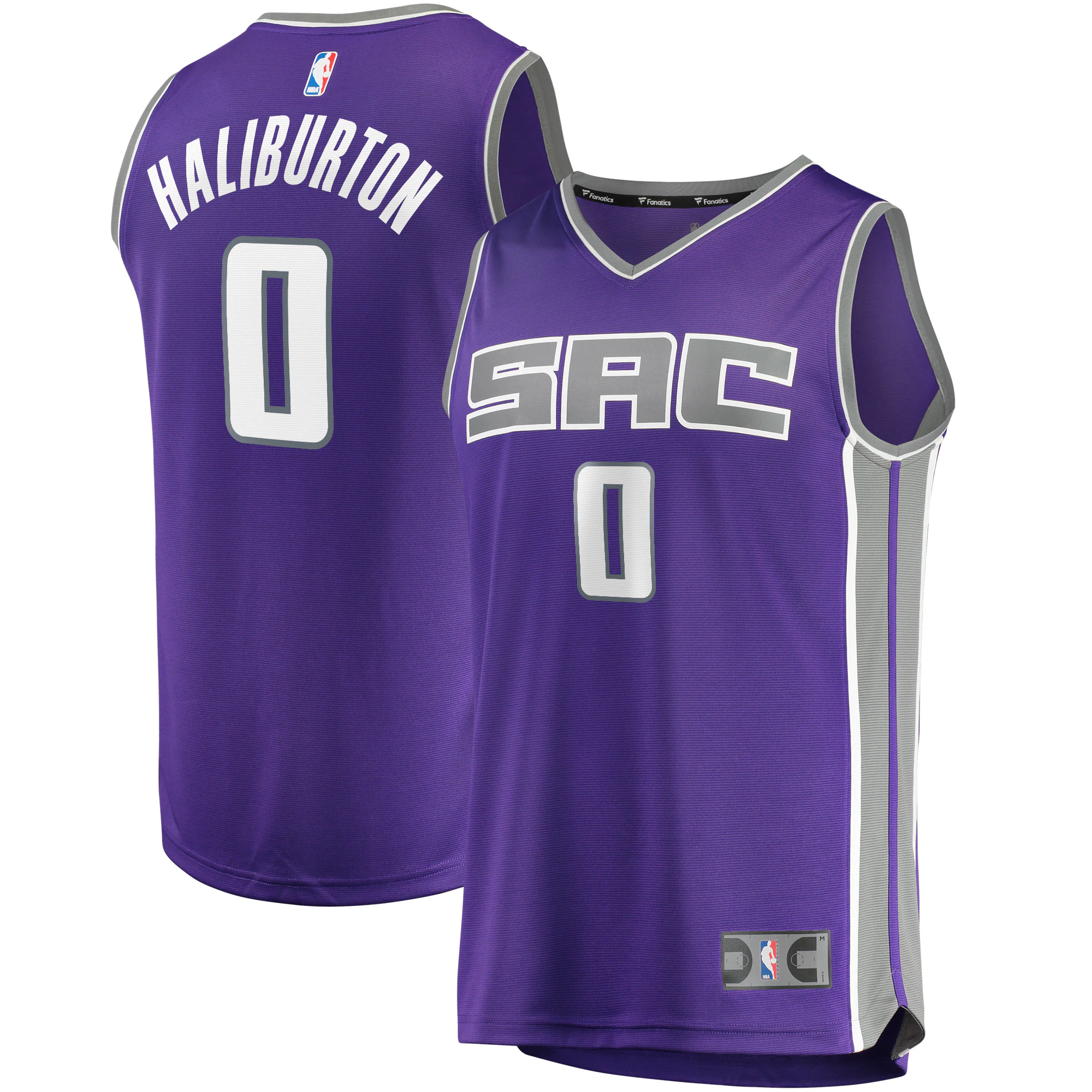 Tyrese Haliburton Sacramento Kings Fanatics Branded Youth 2020 Nba Draft First Round Pick Fast Break Replica Basketball Jersey Purple - Icon Edition