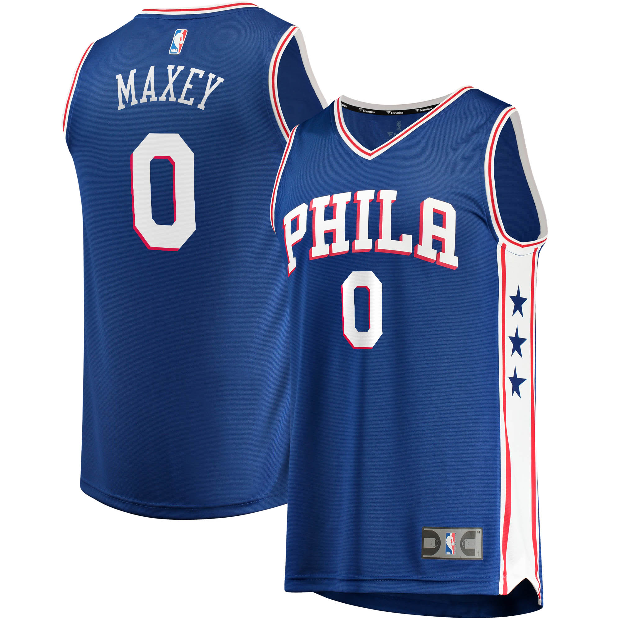 Tyrese Maxey Philadelphia 76ers Fanatics Branded 2020/21 Fast Break Replica Basketball Jersey - Icon Edition - Royal