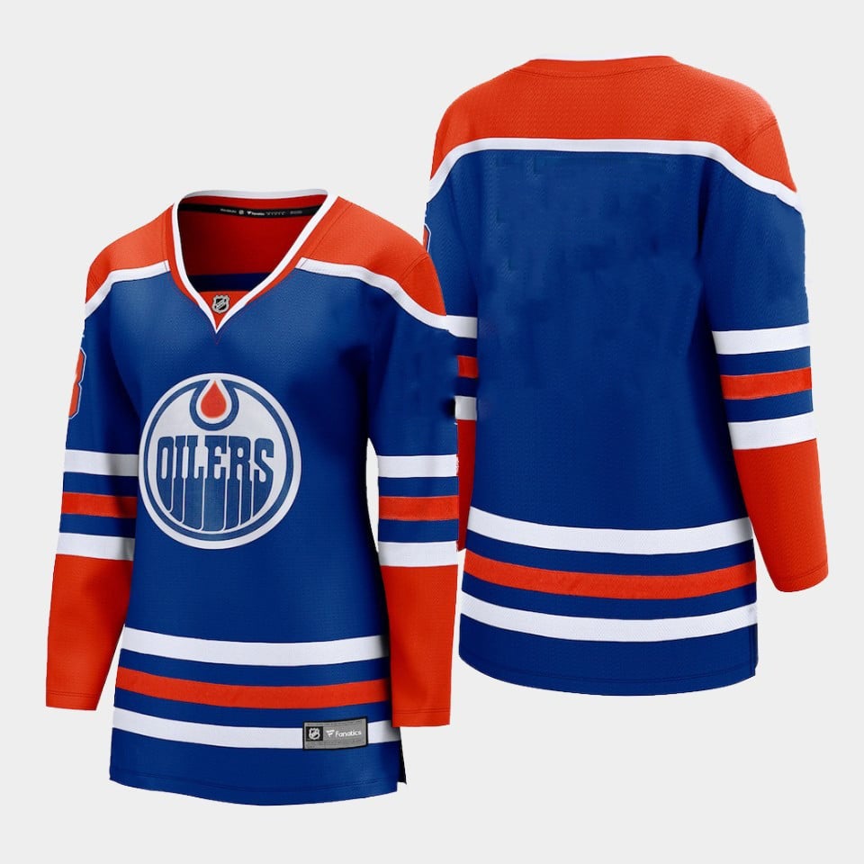 Alternative view of Tyson Barrie 22 Edmonton Oilers Home Hockey Jersey - Women - JS354 