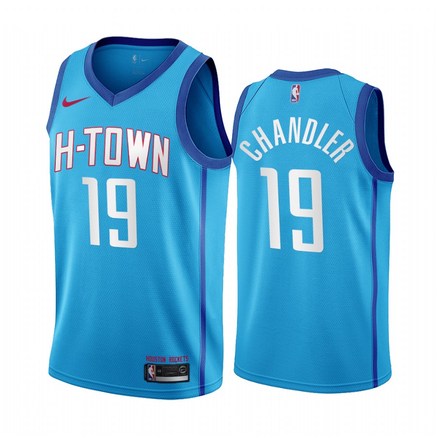 Tyson Chandler Houston Rockets 2020-21 Blue City Basketball Jersey H-town