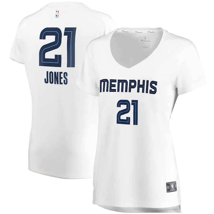 Tyus Jones Memphis Grizzlies Fanatics Branded Women's Fast Break Player Basketball Jersey - Association Edition - White