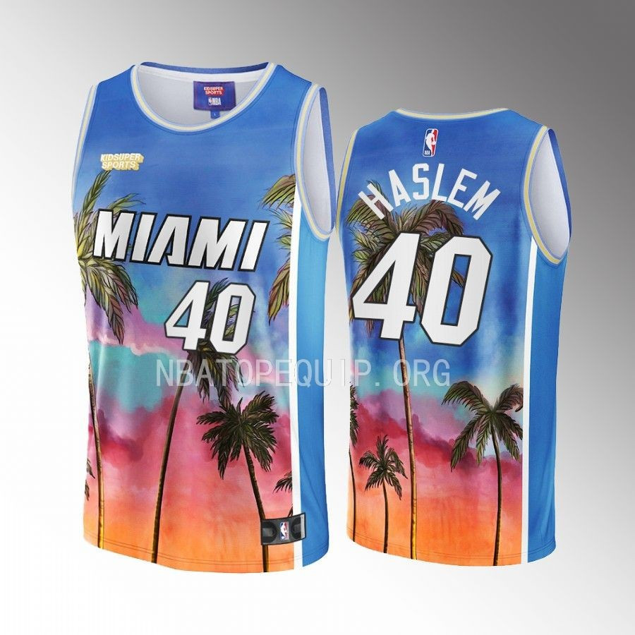 Udonis Haslem 40 Miami Heat NBA & KidSuper Studios Unisex Hometown Basketball Jersey - JS602 