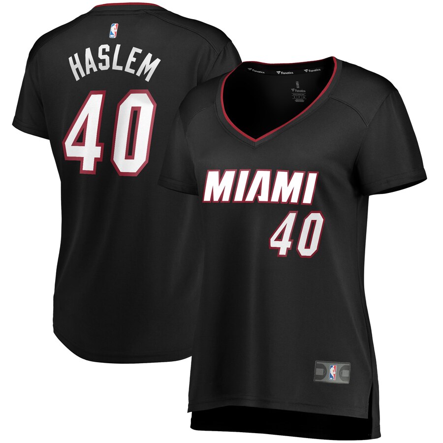 Udonis Haslem Miami Heat Fanatics Branded Women's Fast Break Player Basketball Jersey - Icon Edition - Black