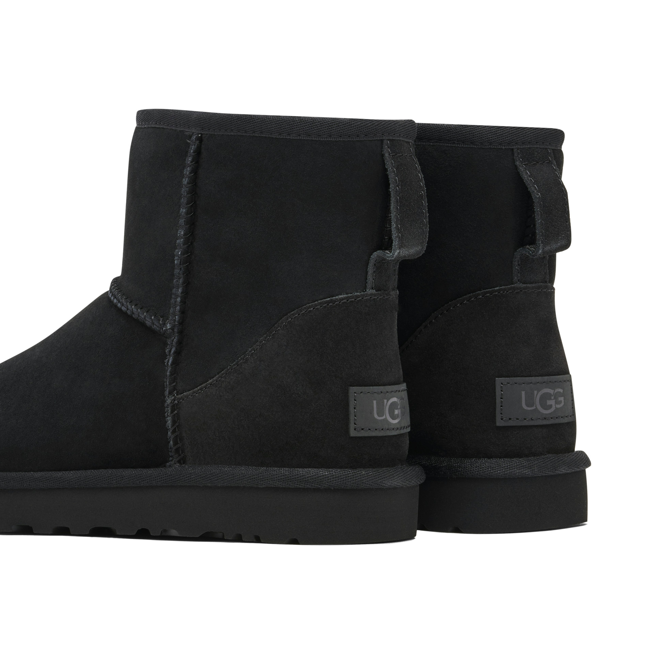 UGG Classic Mini II Boot Black Womens - Image 3