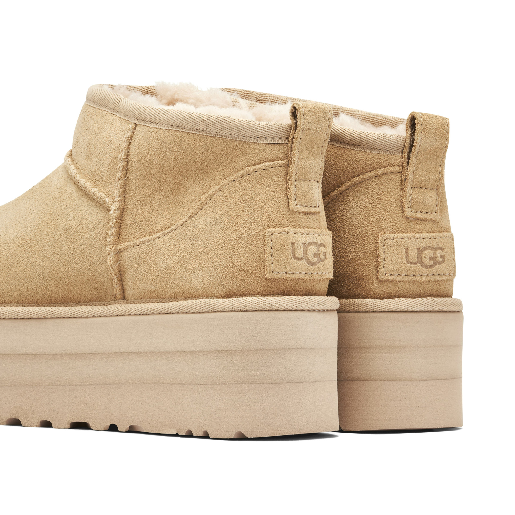 UGG Classic Ultra Mini Platform Brown Driftwood Womens - Image 3