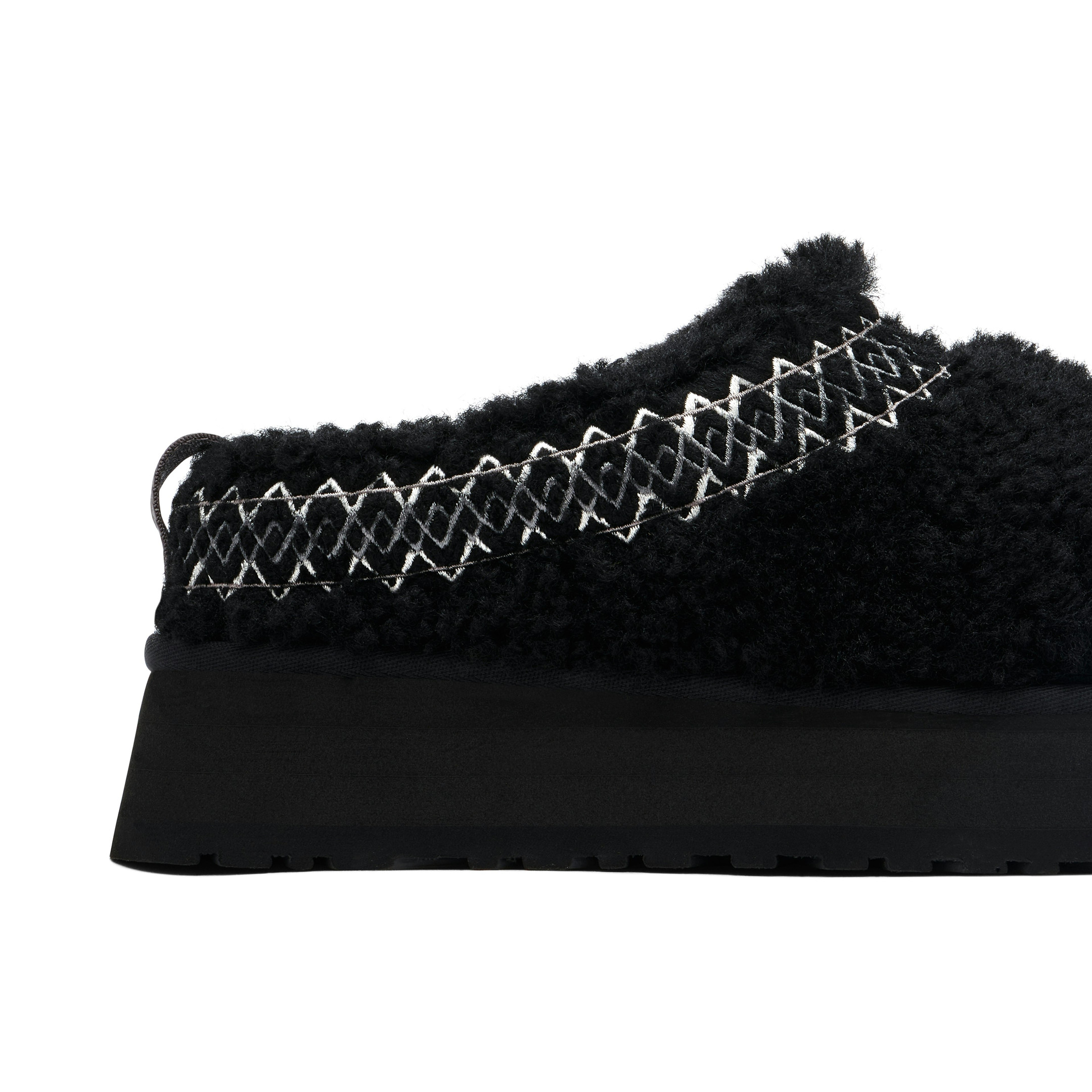 UGG Tazz Slipper Heritage Braid Black - Image 3