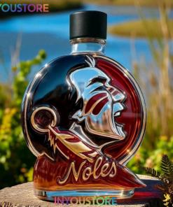 Florida State Seminoles Logo Whiskey Bottle